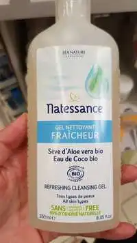 NATESSANCE - Gel nettoyant fraîcheur