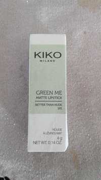 KIKO - Green me - Rouge lèvres mat