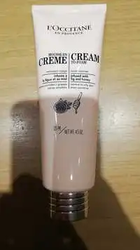 L'OCCITANE EN PROVENCE - Mousse-en crème - Nettoyant visage