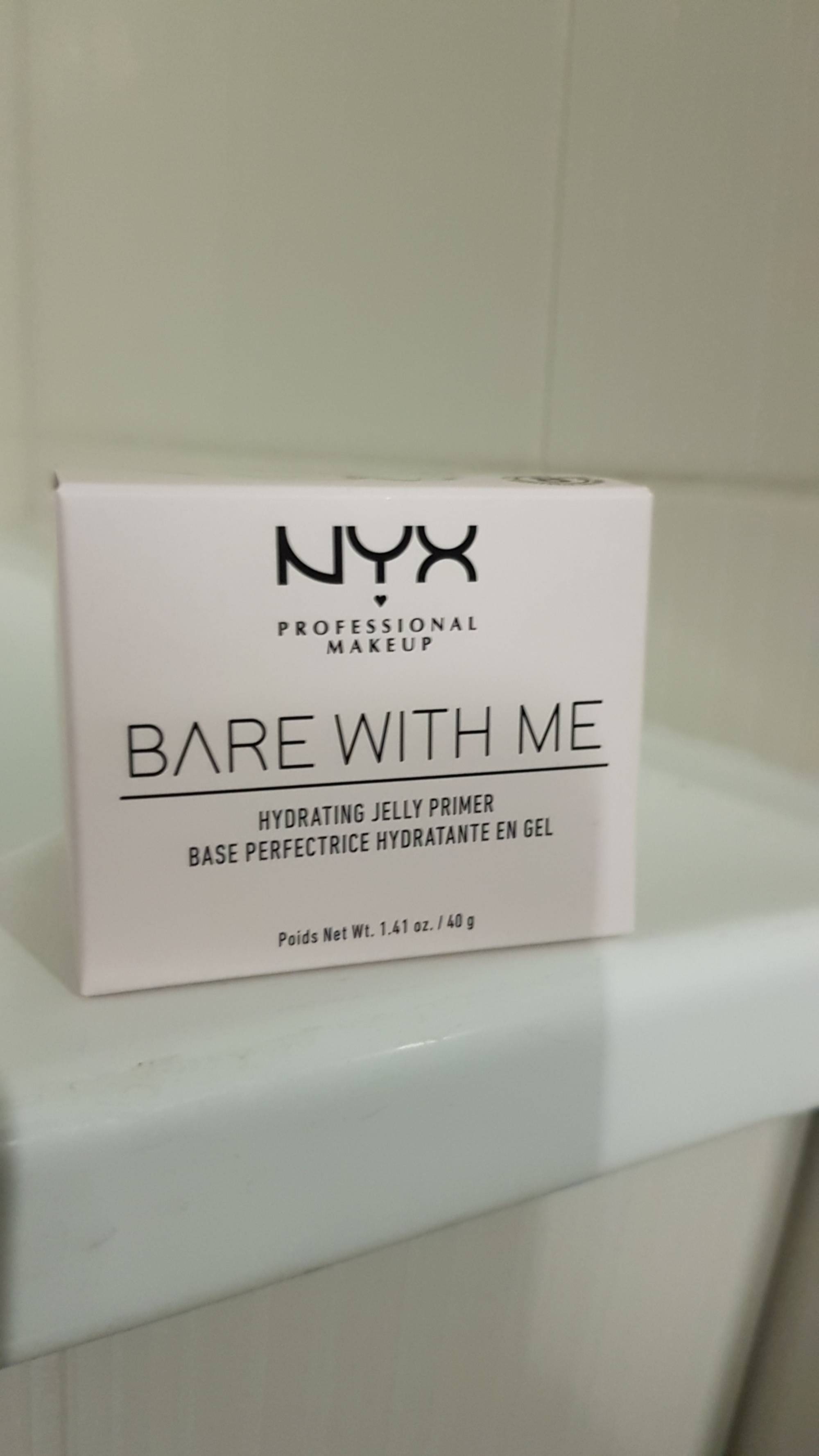 NYX - Bare with me - Base perfectrice hydratante en gel
