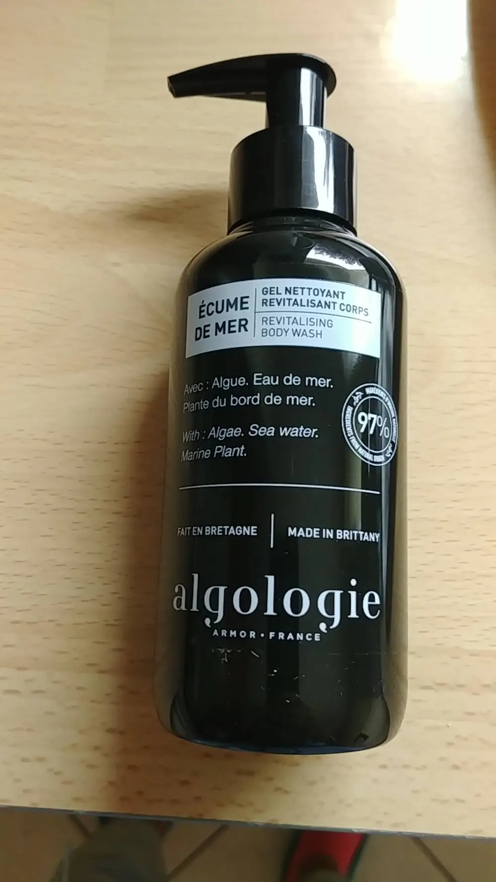 ALGOLOGIE - Ecume de mer - Gel nettoyant revitalisant corps