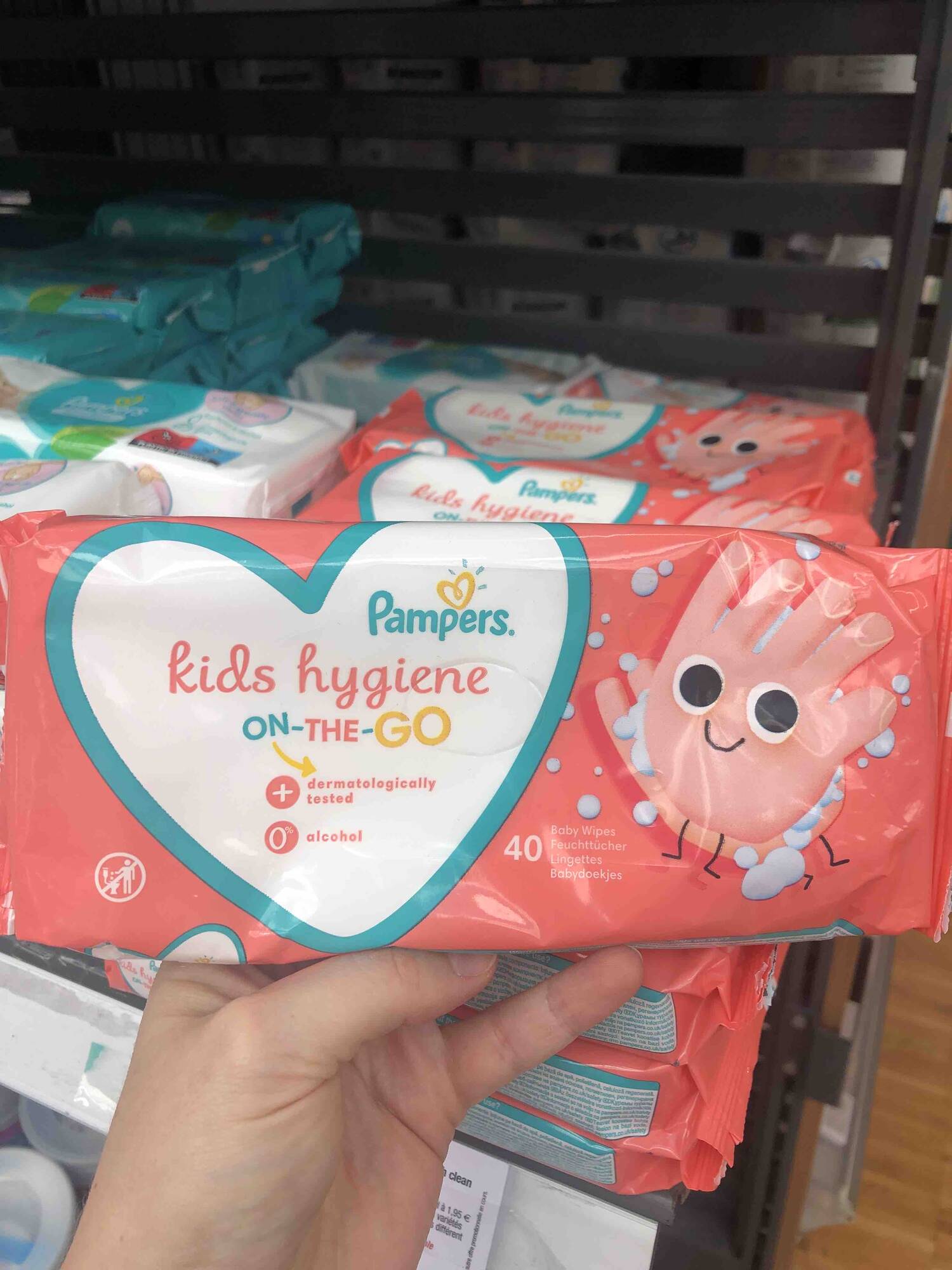 PAMPERS - Kids hygiene on-the-go - Baby wipes
