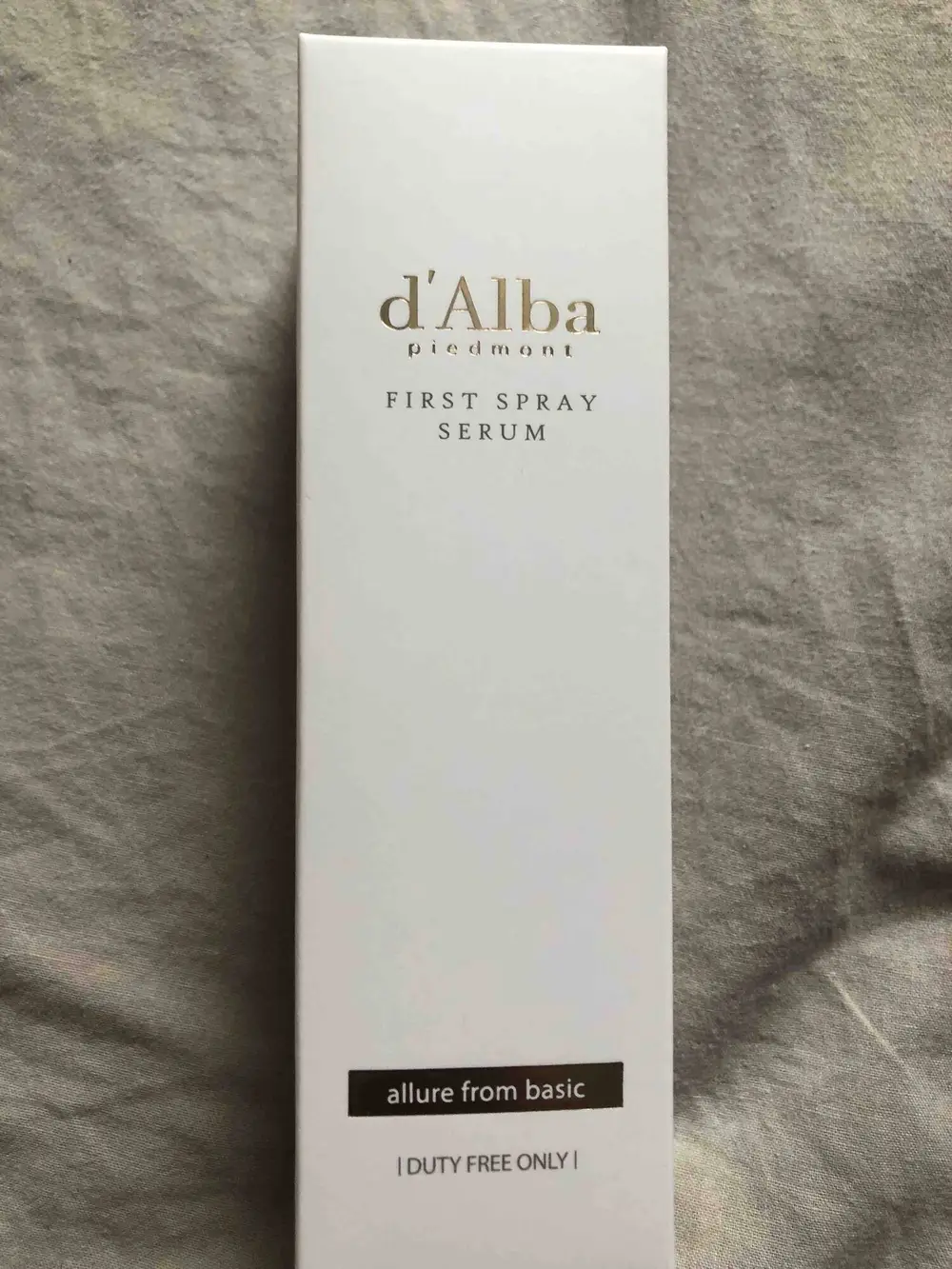 D'ALBA PIEDMONT - First spray serum allure from basic