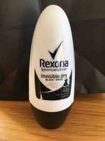 REXONA - Invisible dry - Déodorant 48h black + white
