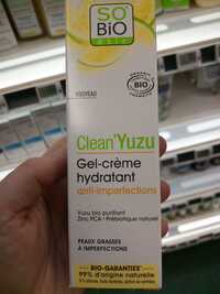 SO'BIO ÉTIC - Clean'Yuzu - Gel-crème hydrantant