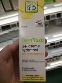 SO'BIO ÉTIC - Clean'Yuzu - Gel-crème hydrantant