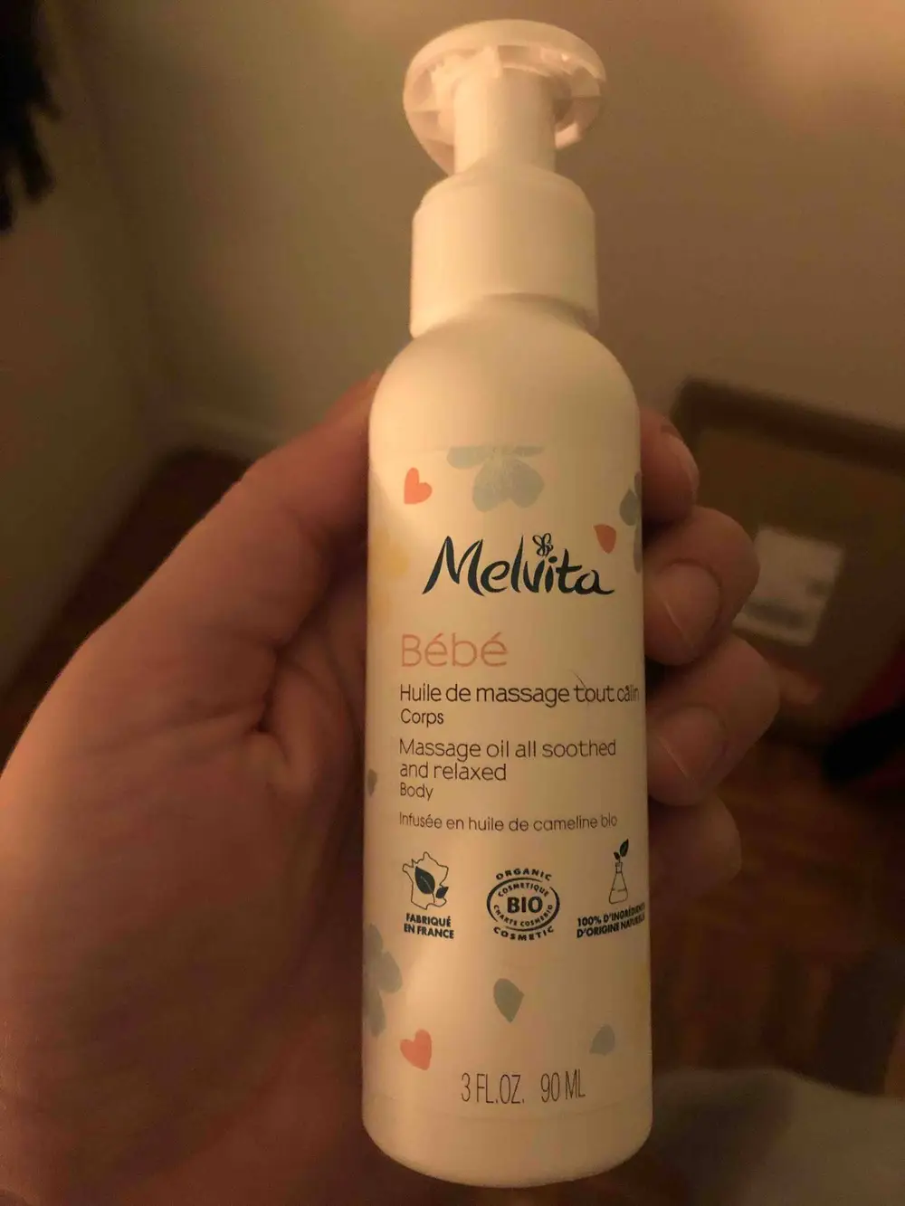 MELVITA - Bébé - Huile de massage tout calin corps