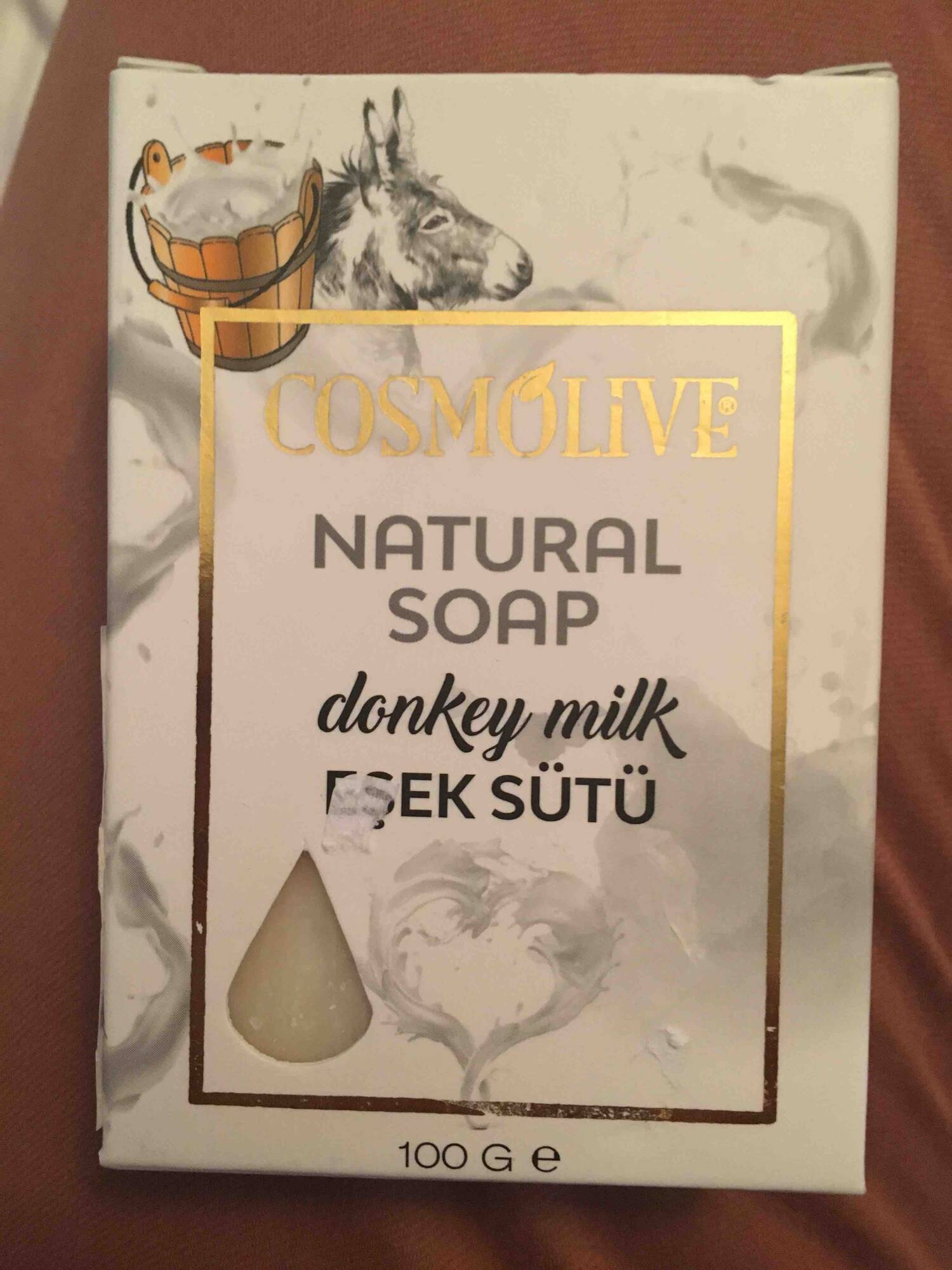 COSMOLIVE - Donkey milk - Natural soap