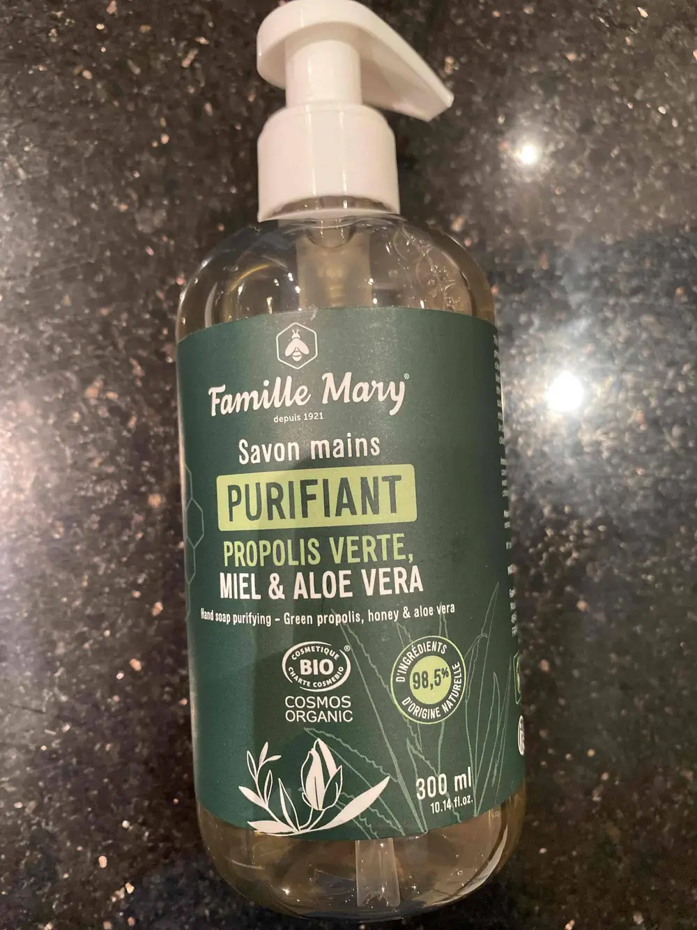 FAMILLE MARY - Savon main purifiant propolis verte au miel & aloe vera