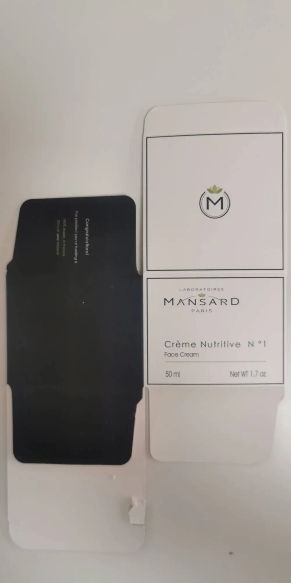 MANSARD - Crème nutritive N°1