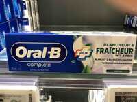 ORAL-B - Blancheur & Fraîcheur complete - Dentifrice