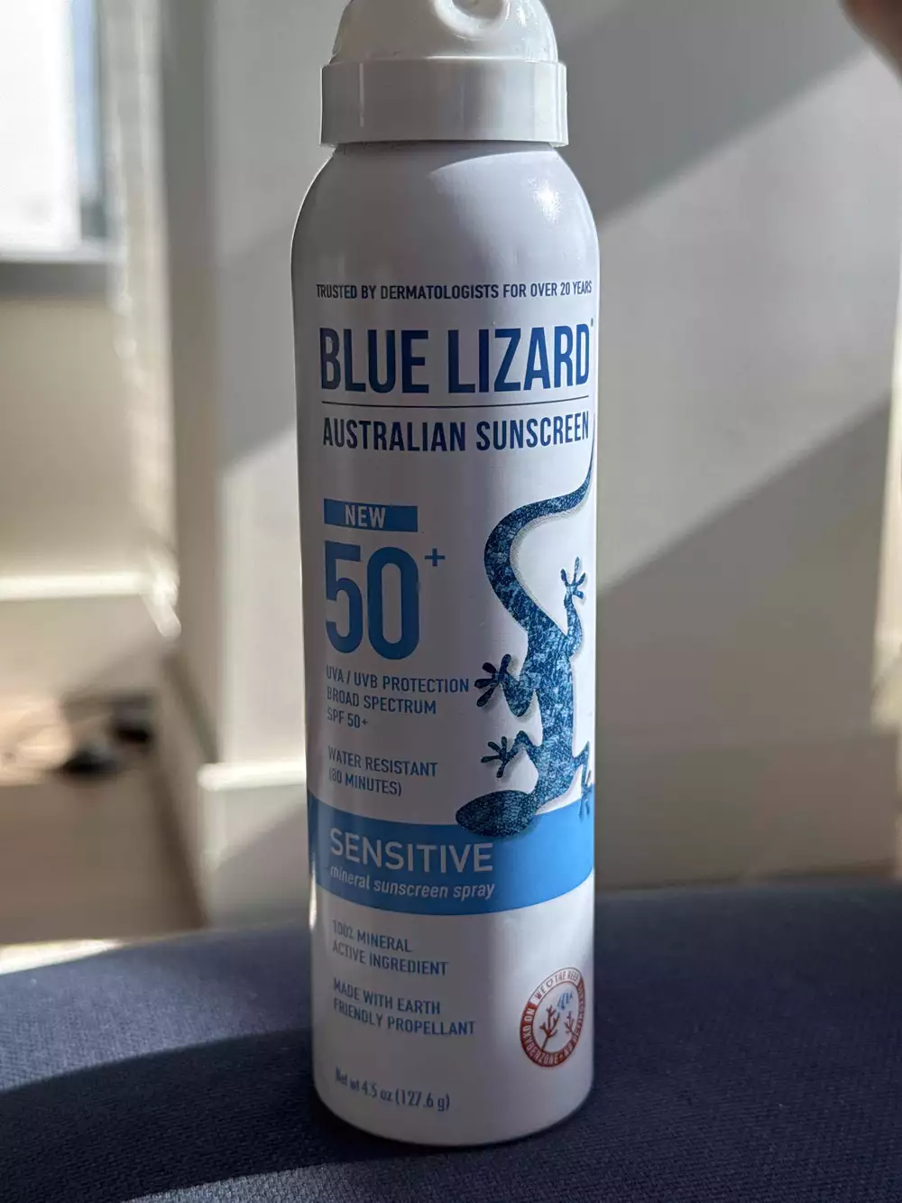BLUE LIZARD - Australian sunscreen - Sensitive sunscreen spray SPF 50+
