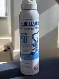 BLUE LIZARD - Australian sunscreen - Sensitive sunscreen spray SPF 50+