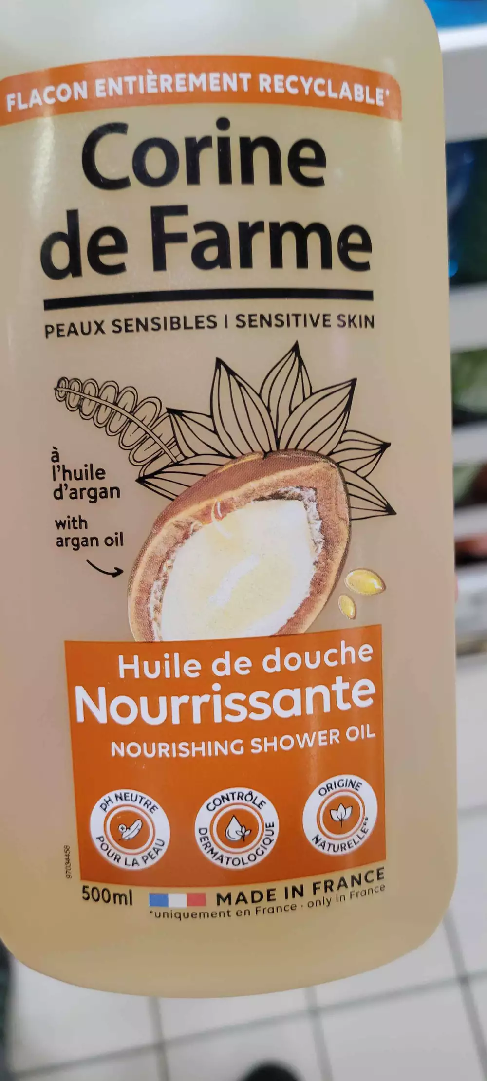 CORINE DE FARME - Huile de douche nourrissante