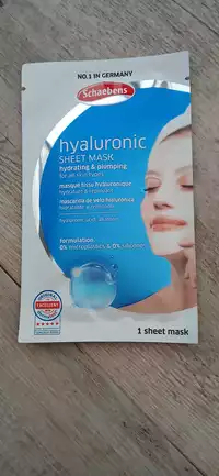 SCHAEBENS - Masque tissu hyaluronique