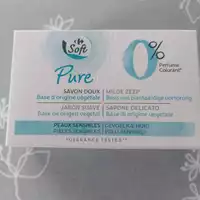 CARREFOUR - Soft pure - Savon doux peaux sensibles
