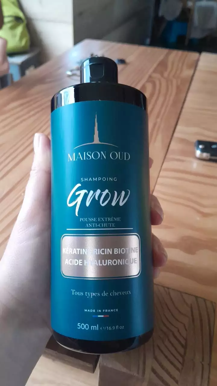 MAISON OUD - Shampoing grow - Keratine ricin biotine