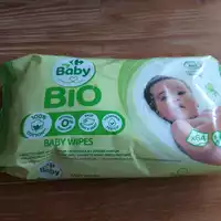 CARREFOUR BABY BIO - Lingettes bébé sans parfum
