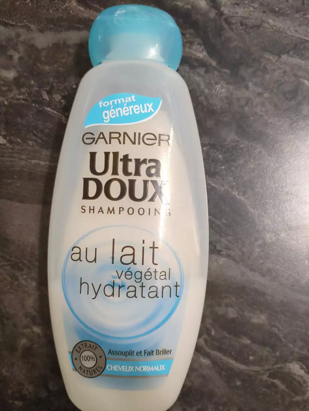 GARNIER - Ultra doux - Shampooing au lait végétal hydratant