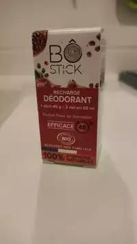 BÔ STICK - Recharge déodorant parfum fleur de grenadier 48h