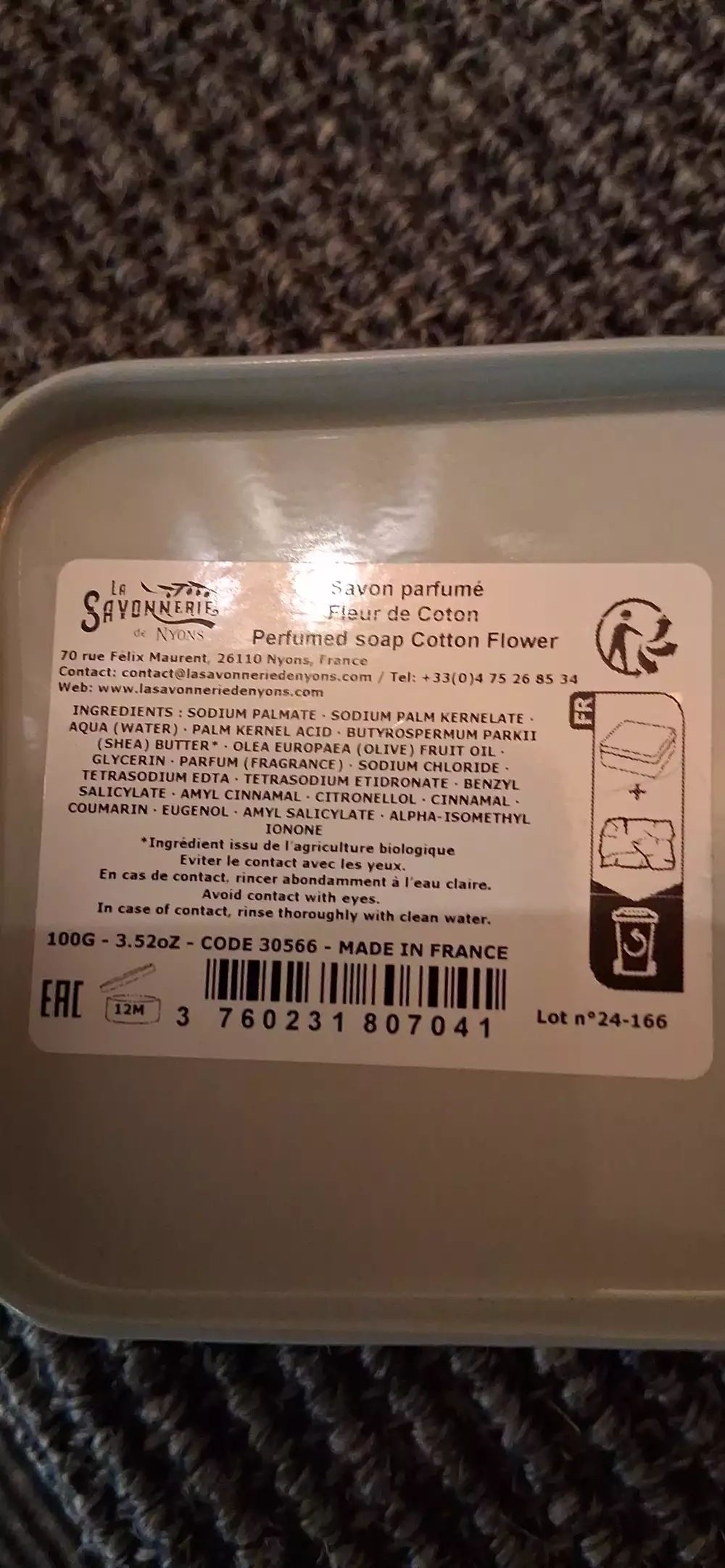 LA SAVONNERIE DE NYONS - Savon à l'huile d'olive