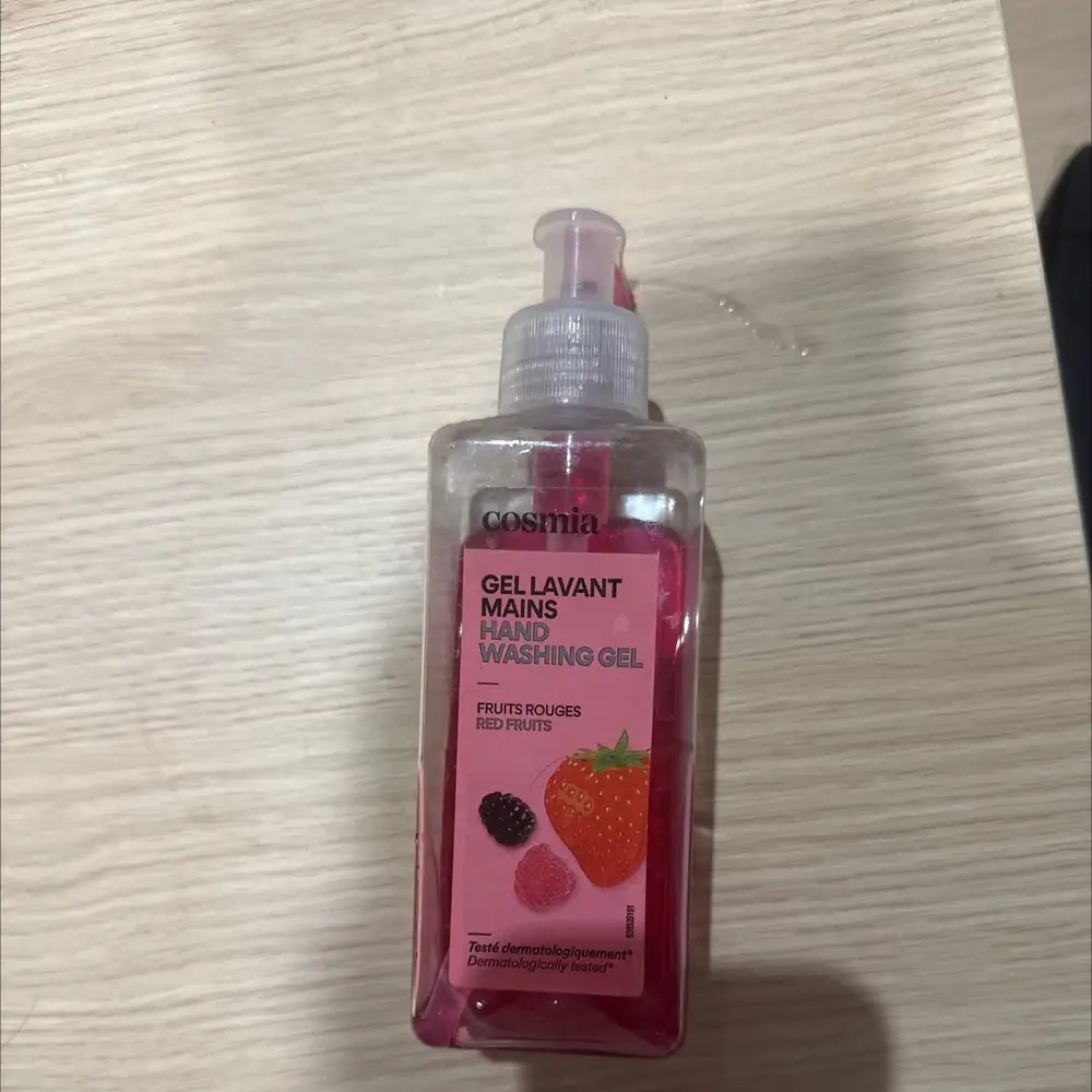 COSMIA - Gel lavant mains fruits rouges