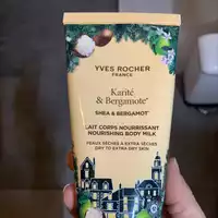 YVES ROCHER - Karité & bergamote - Lait corps nourrissant