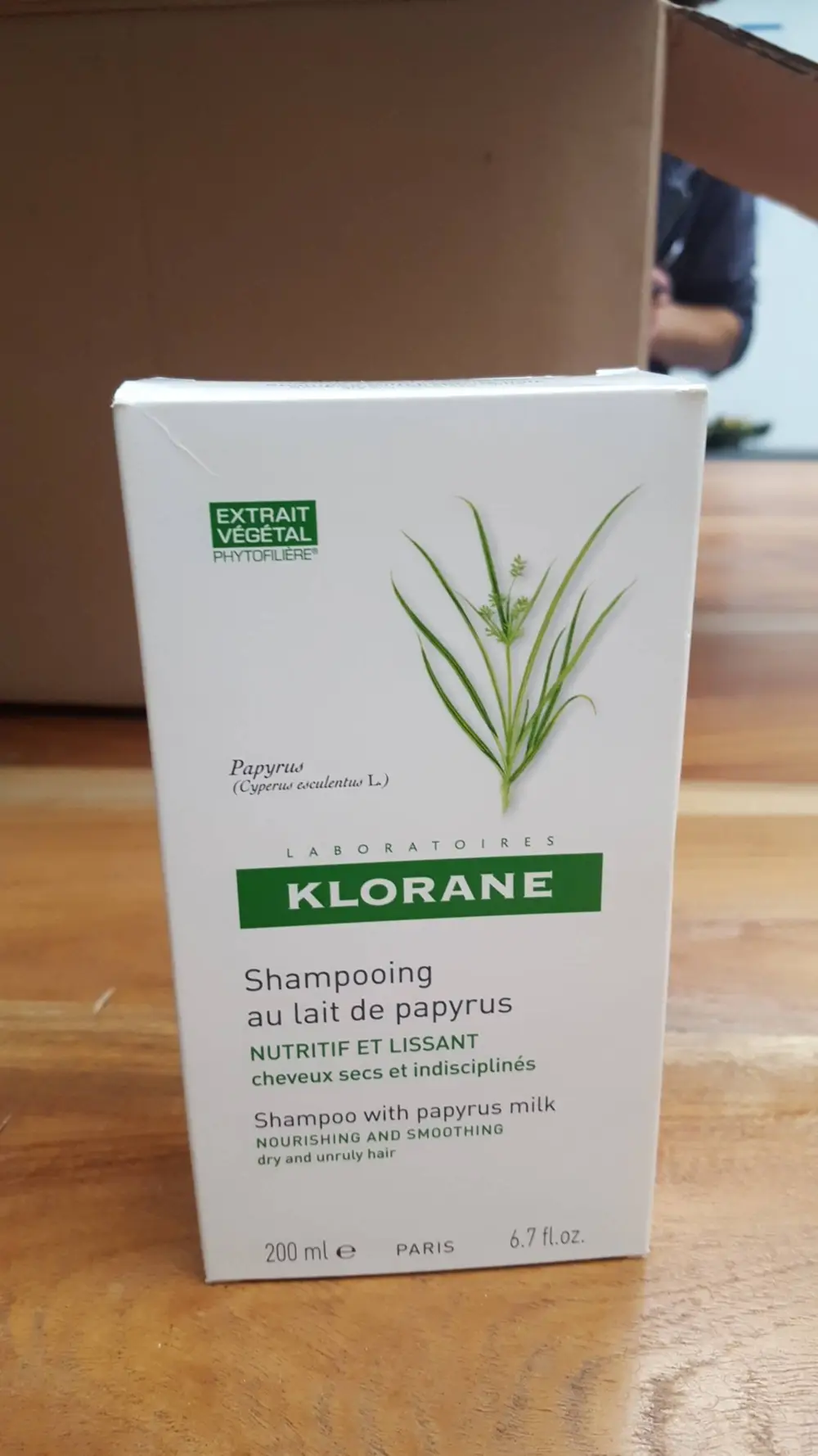 KLORANE - Shampooing au lait de papyrus - Nutritif et lissant