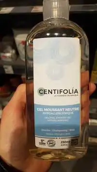 CENTIFOLIA - Gel Moussant Neutre hypoallergénique