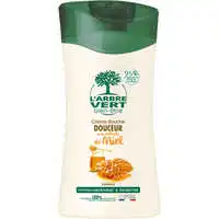 L'ARBRE VERT BIEN-ÊTRE - L'Arbre Vert Bien-être Crème Douche Douceur aux extraits de Miel - Hypoallergénique - 95% d'ingrédients d'origine naturelle - 250mL