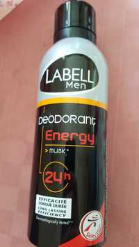 LABELL - Men - Déodorant energy musk 24 h