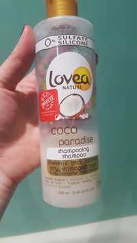 LOVEA - Shampooing coco paradise pour cheveux secs abîmés