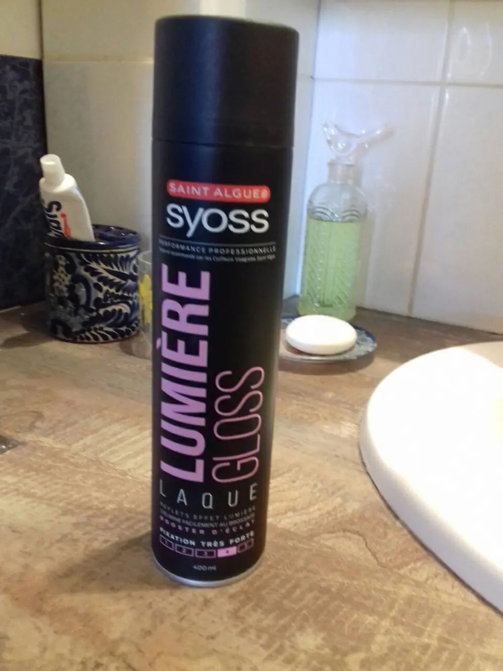 SYOSS - Lumière gloss - Laque fixation très forte