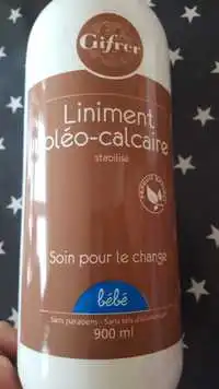 GIFRER - Liniment oléo-calcaire stabilisé - Soin pour le change