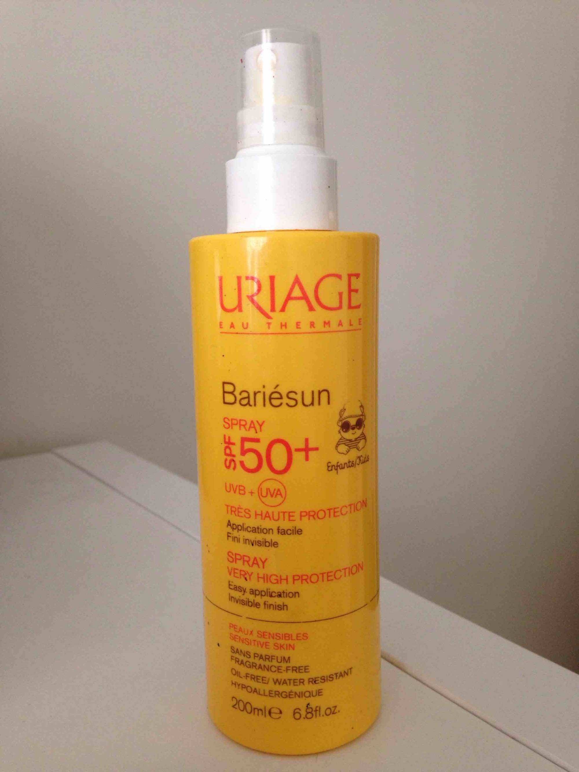 URIAGE - Bariésun spray SPF 50+ très haute protection enfant