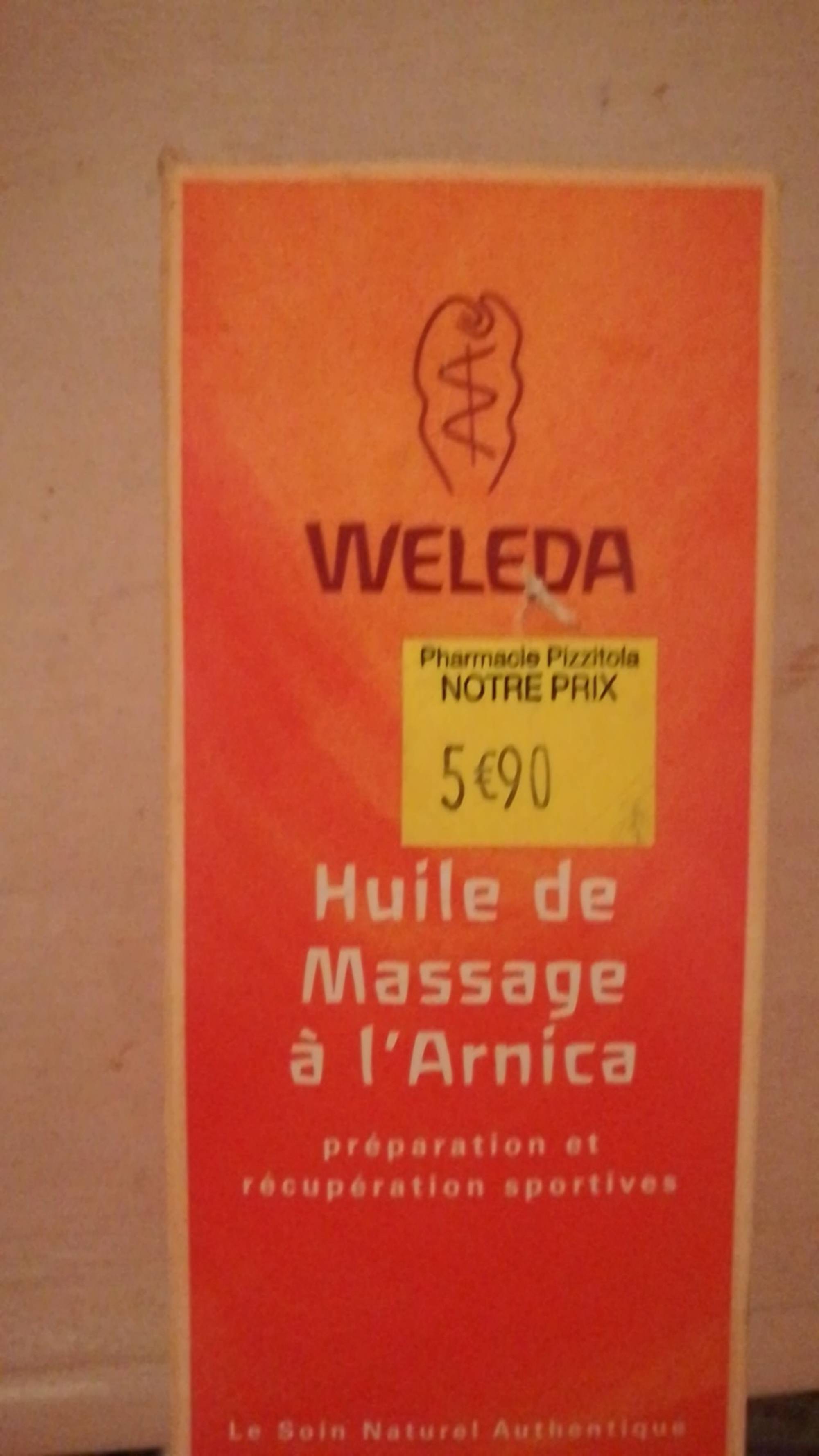 WELEDA - Huile de massage à l'arnica - Préparation et récupération sportives