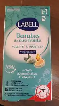 LABELL - Maillot et aisselles - Bandes de cire froide 