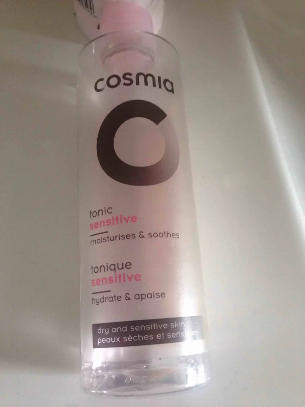 COSMIA - Tonique sensitive - Hydrate & apaise