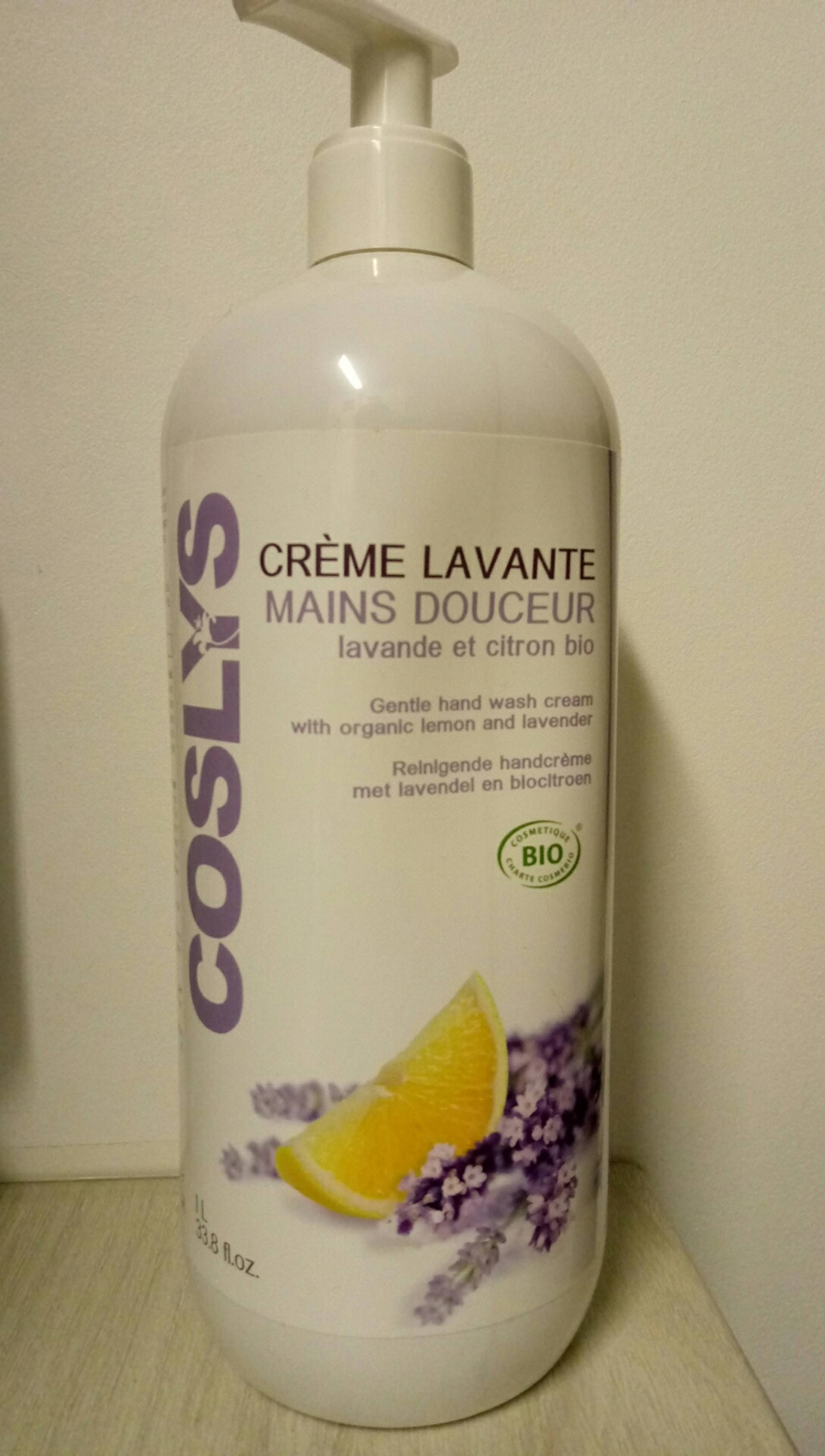 COSLYS - Crème lavante mains au lavande & citron