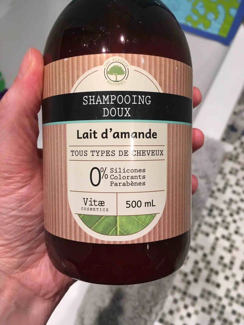 VITAE COSMETICS - Shampooing doux - Lait d'amande