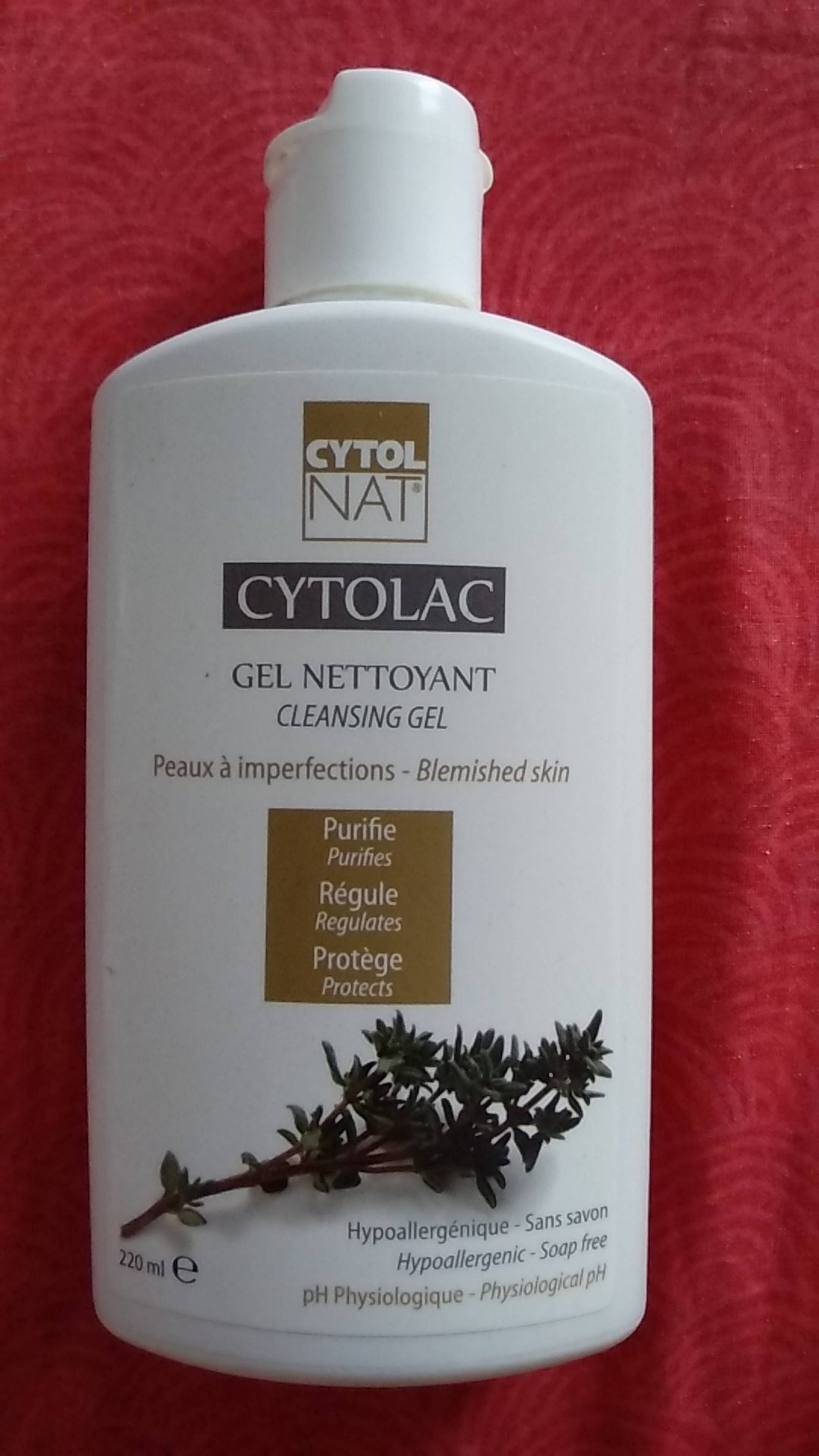 CYTOLNAT - Cytolac - Gel Nettoyant