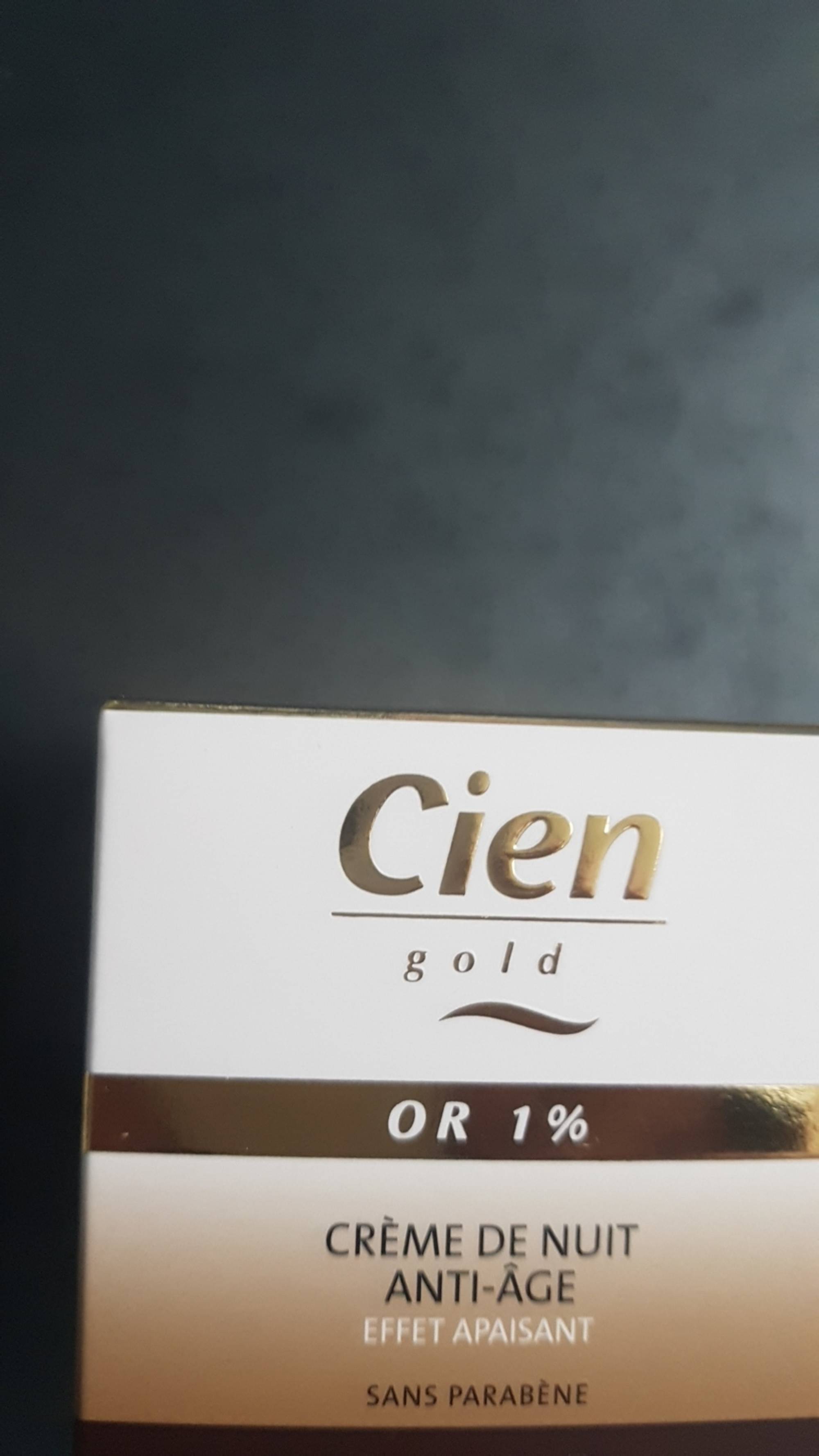 CIEN - Gold - Crème de nuit anti-âge
