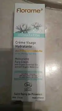 FLORAME - Hydratation - Crème visage hydratante