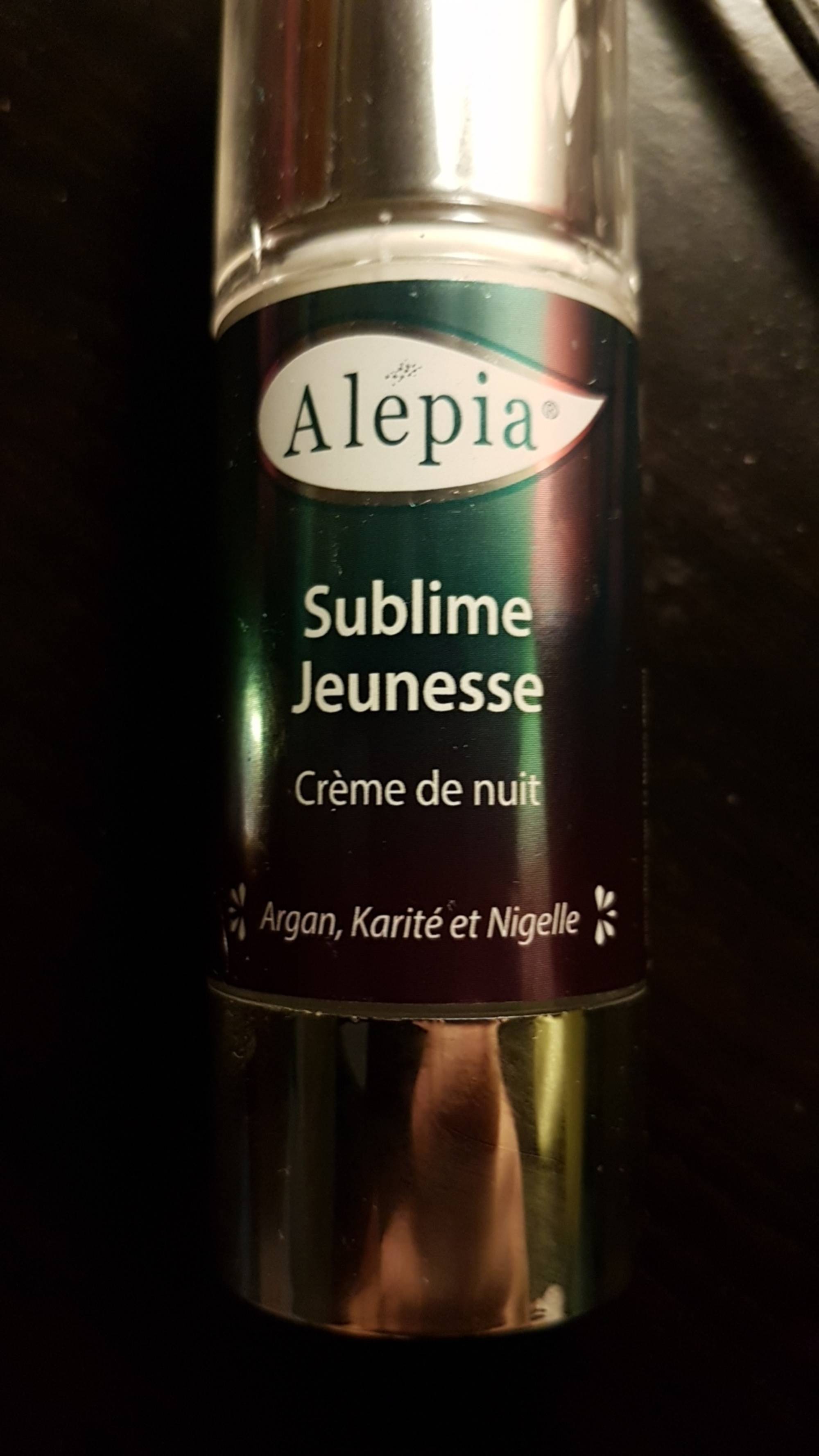 ALEPIA - Sublime jeunesse - Crème de nuit