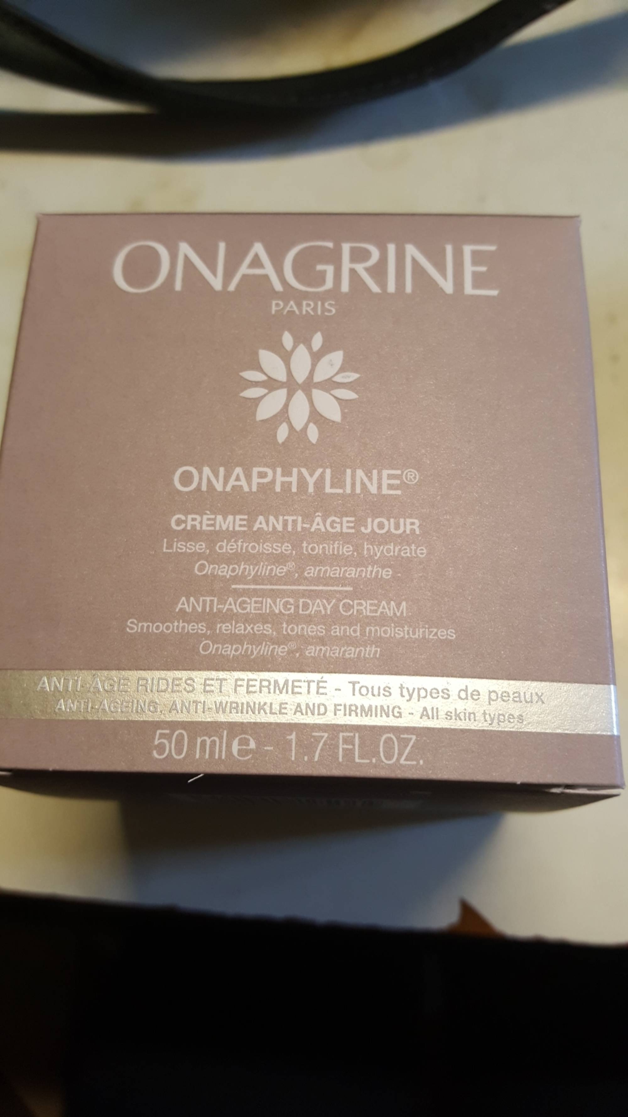 ONAGRINE - Onaphyline - Crème anti-âge jour