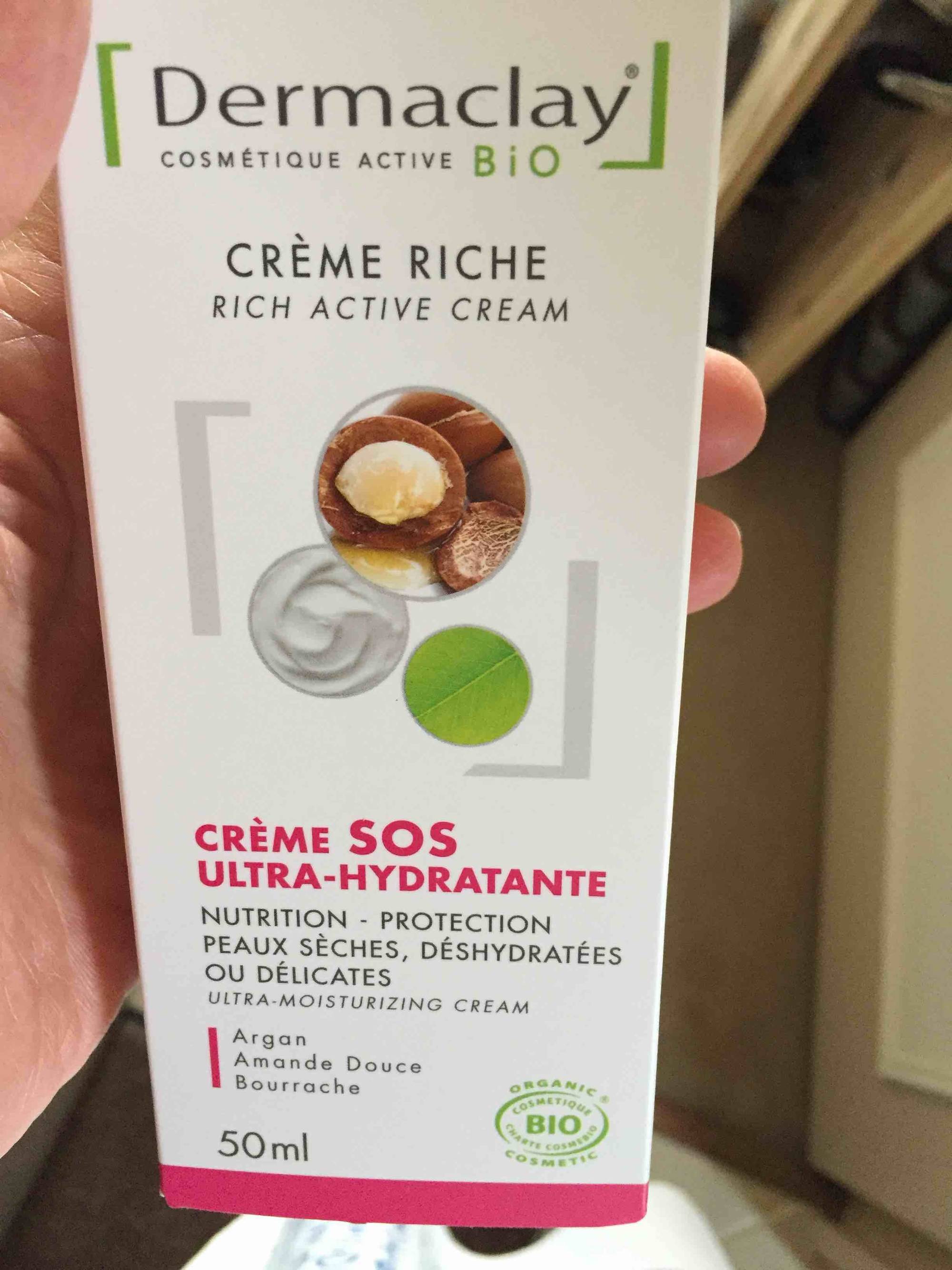 DERMACLAY - Crème SOS ultra-hydratante