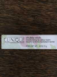 CLINIQUE - Chubby stick - Baume à lèvres hydratant teinté 04 mega melon