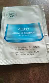 VICHY - Aqualia thermal - Crème réhydratante riche
