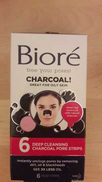 BIORÉ - Deep cleansing charcoal pore strips