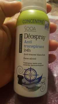SOOA - Déospray anti-transpirant 24h
